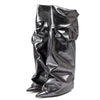 Stiletto X Pleated Boots - Dupe Department
