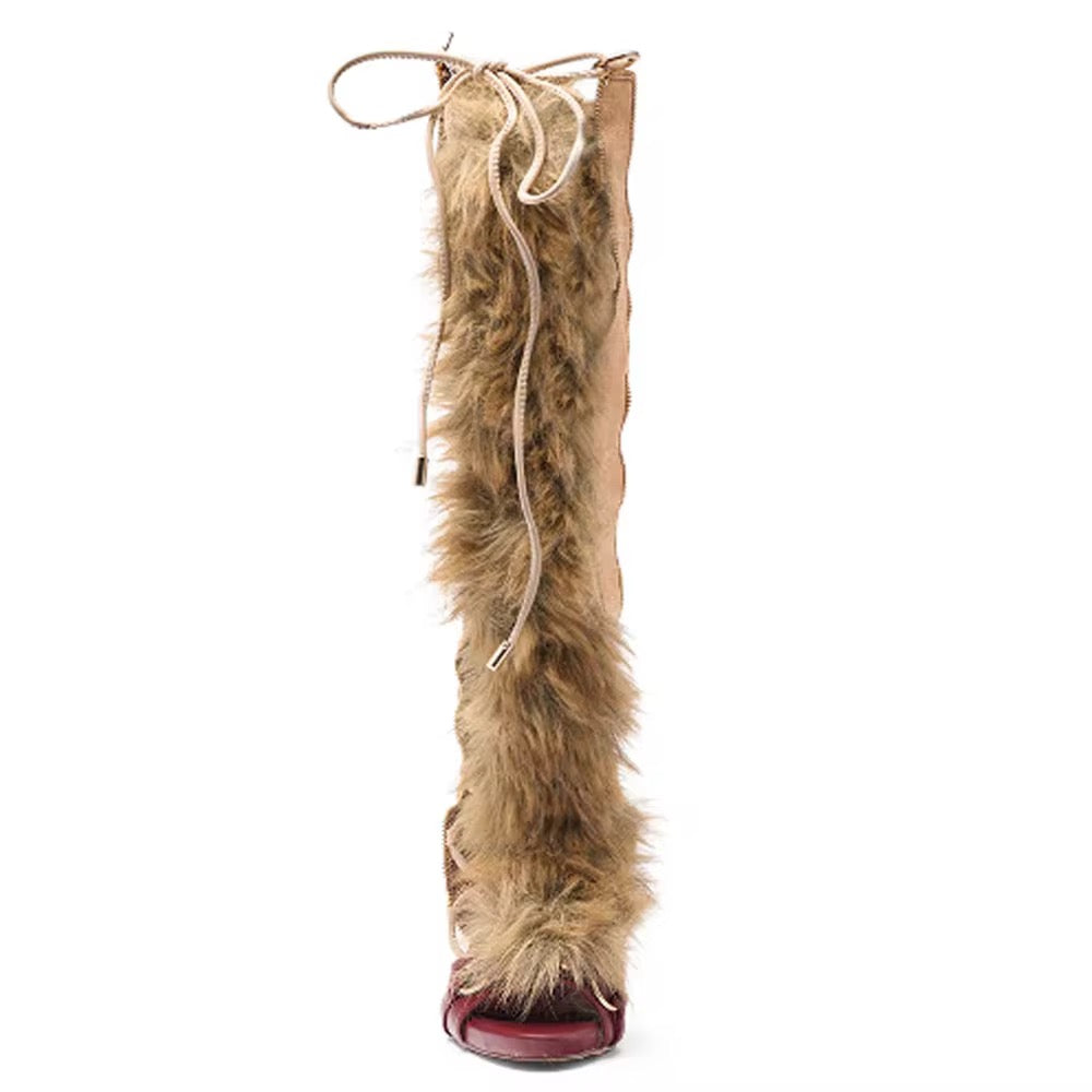 Ultimate Furr Gladiator Heels