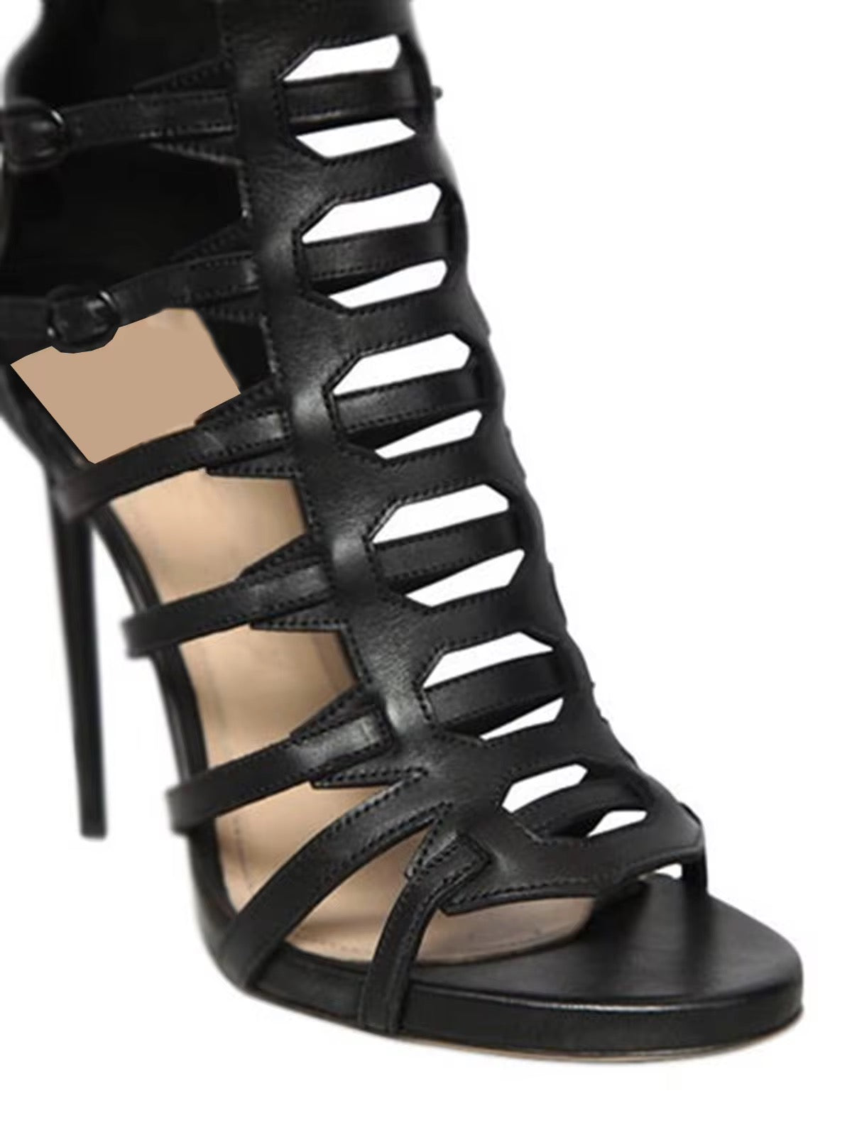 Cage Muse Knee-High Heel Boots