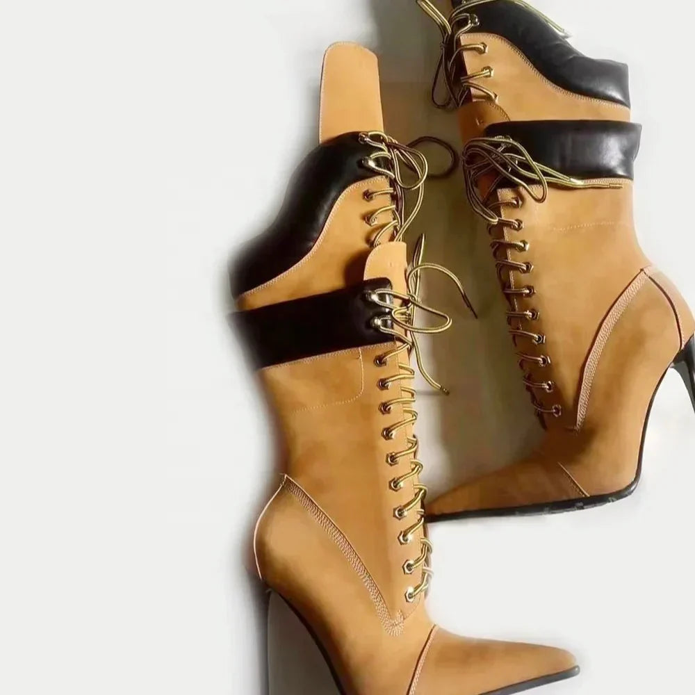 Timb Heel Boots