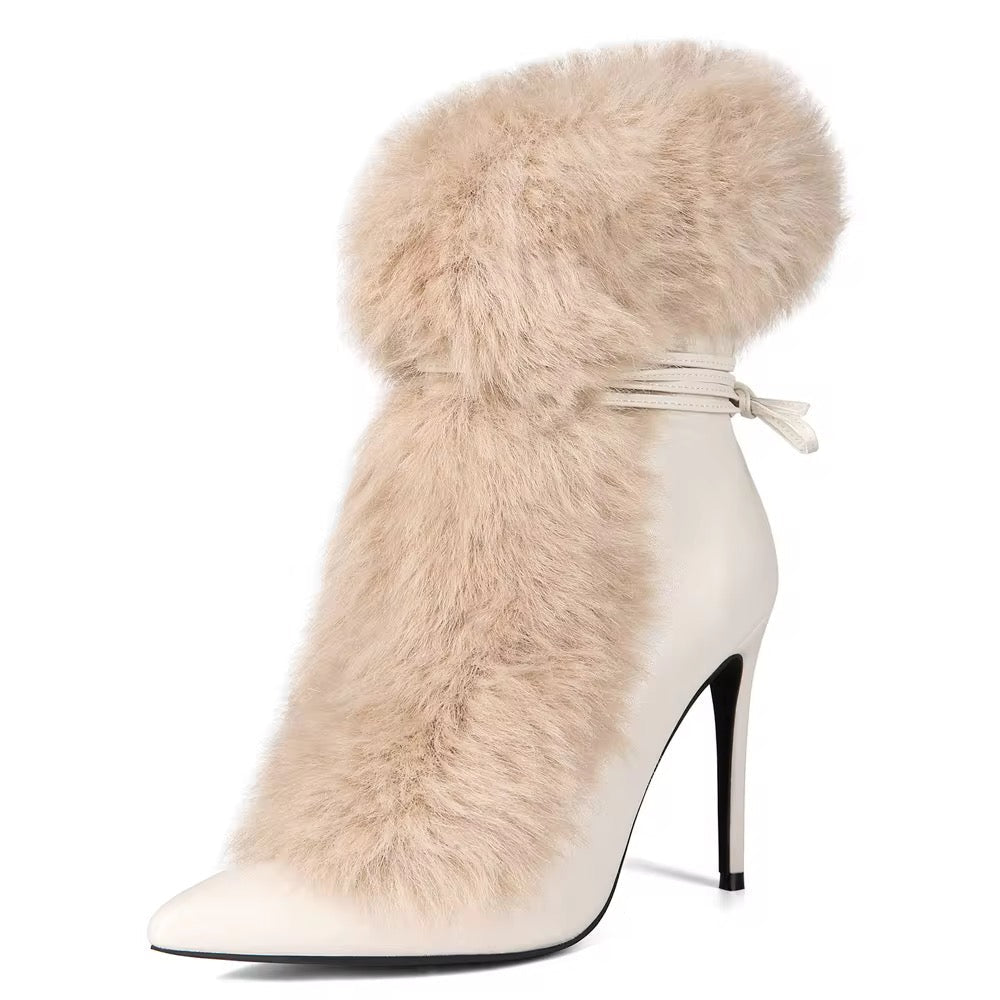Furletto Crème Heels