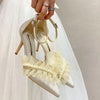 Pearl N’ Flower Heels