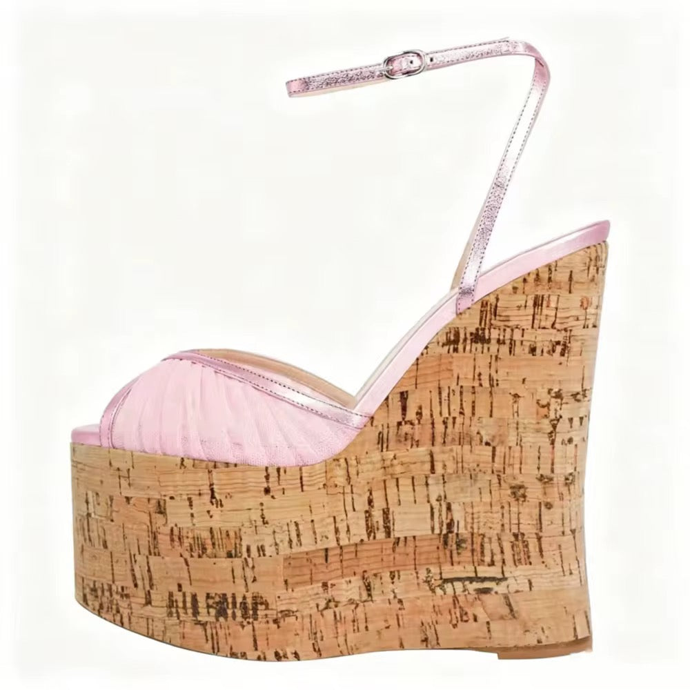 Cork Muse Wedged Heels