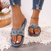 Light Wash Denim Sandals