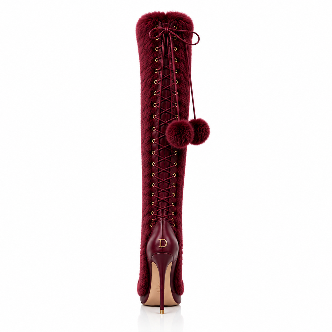 The Fur Affair Boot — Bordeaux Affair
