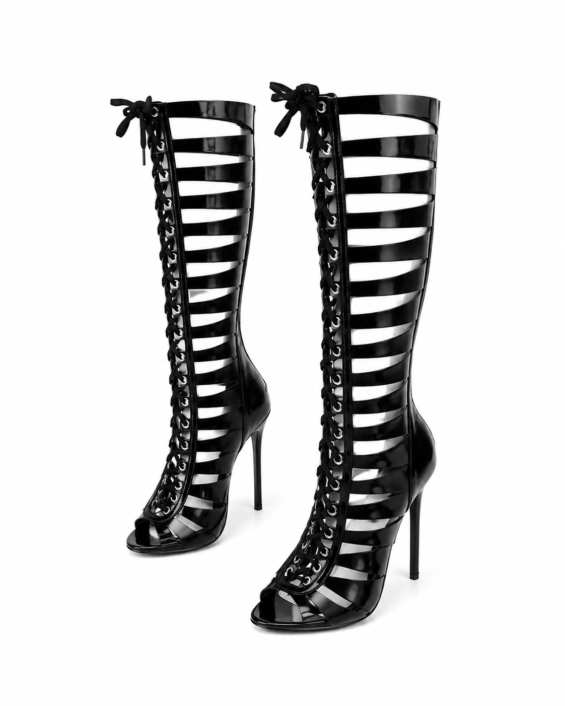 Midnight Cage Boots