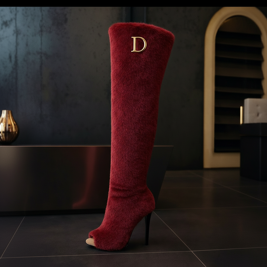 The Fur Seasons Boot - Ruby