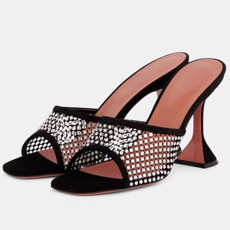 Studded Kitten Heels