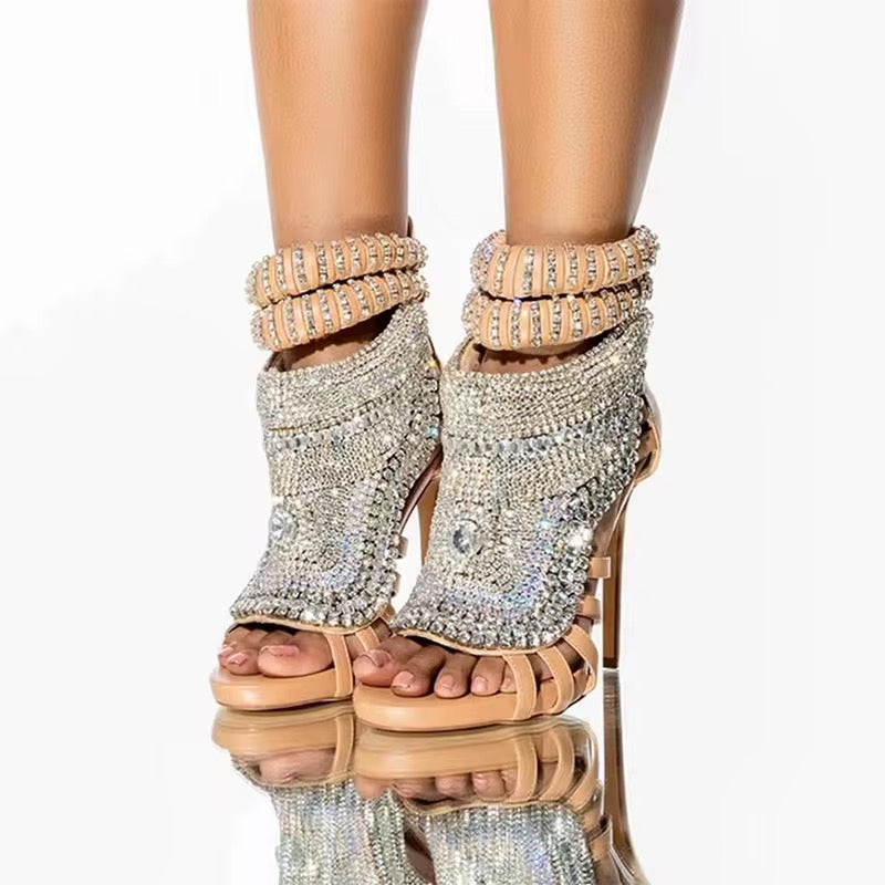 Luxe Pearl & Crystal Statement Heels