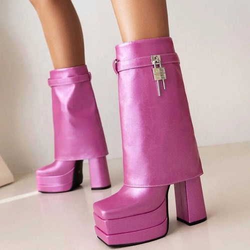 Gissep Ankle Heel Boots - Dupe Department 