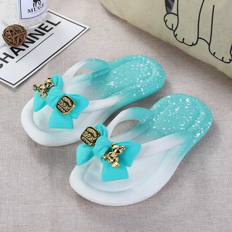 Luxe Bow Slides