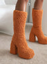 So Lamb Heel Boots