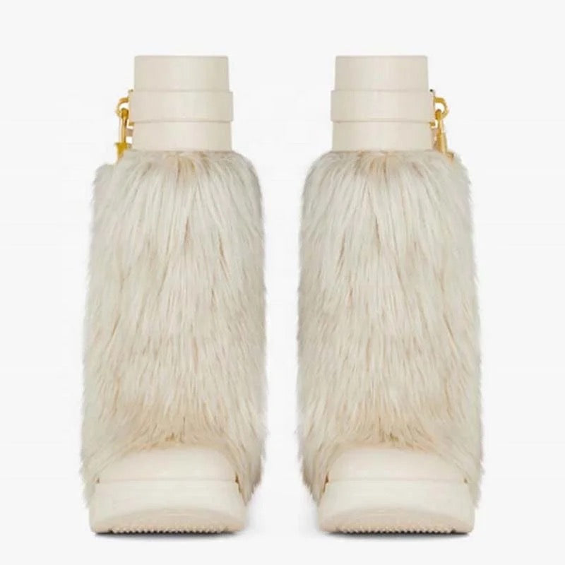 Venchi Fur Shark Boots - Dupe Department 