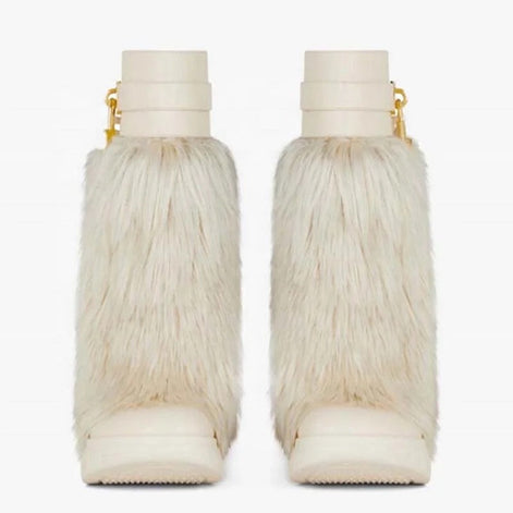 Venchi Fur Shark Boots - Dupe Department 