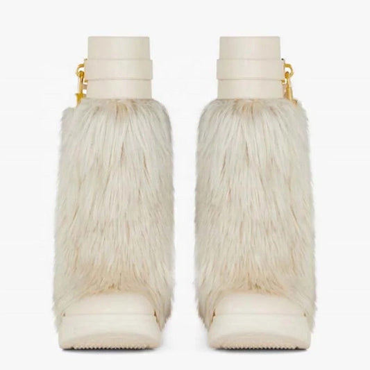 Venchi Fur Shark Boots - Dupe Department 