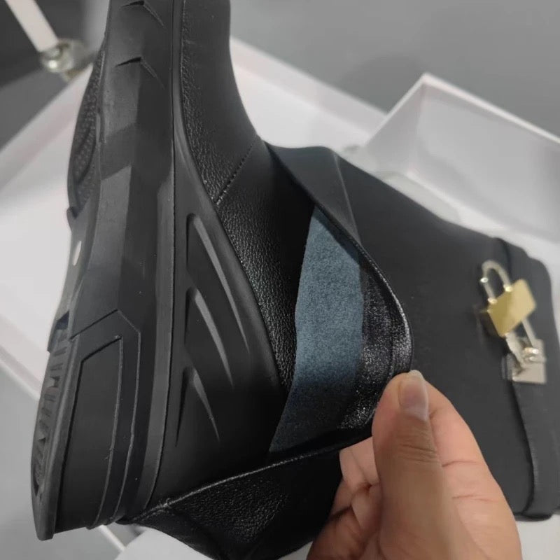 Venchi Fur Shark Boots