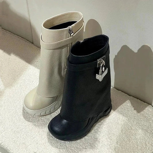 Gissep Shark Boots Low - Dupe Department 