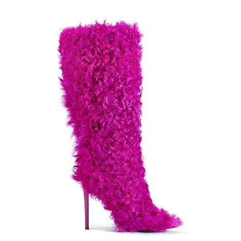 So Teddy Heel Boots