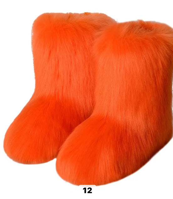 Low Fluffy N’ Furry Boots