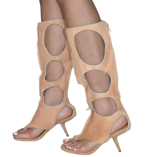 Muse Cutout Sculpt Heel Boots
