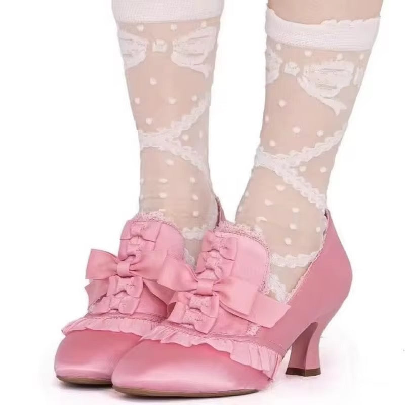 Silk Balleto Heels