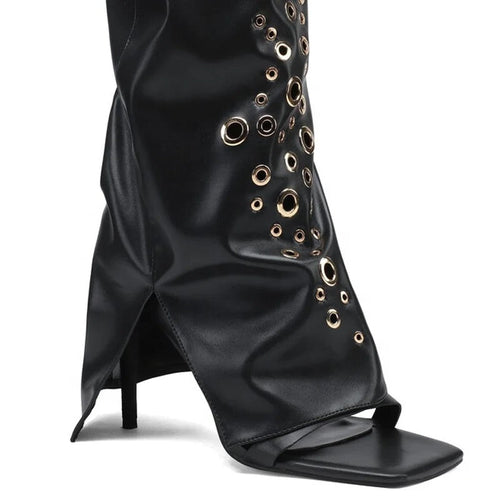 Baddie Bandit Heel Boots - Dupe Department 
