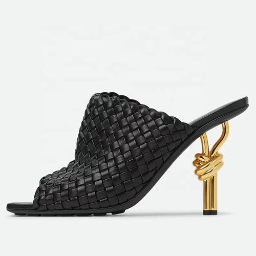 Spicy Braided Heels - Dupe Department 