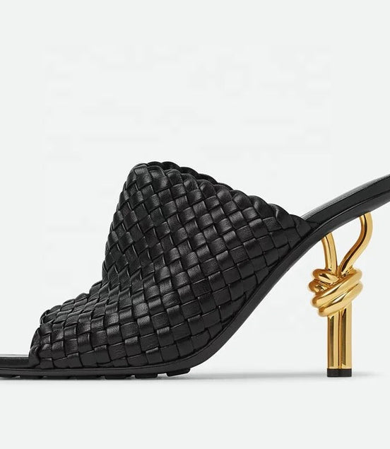 Spicy Braided Heels - Dupe Department 