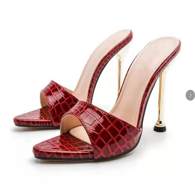 Snake Skin Heels