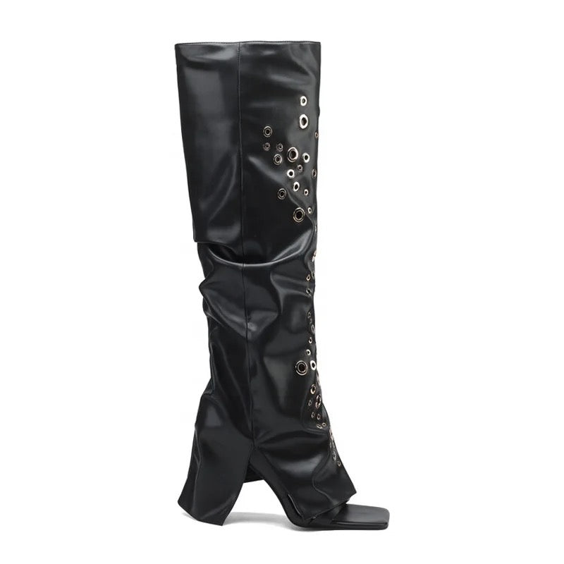 Baddie Bandit Heel Boots - Dupe Department 