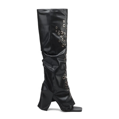 Baddie Bandit Heel Boots - Dupe Department 