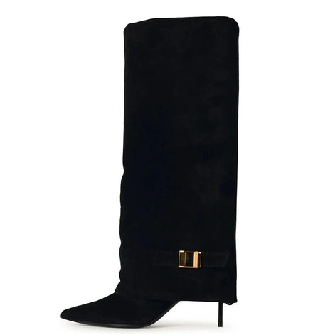 So Suede Heel Boots