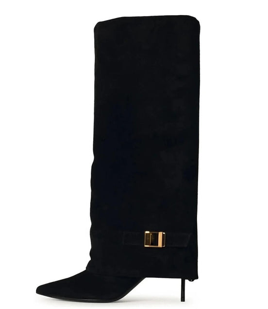So Suede Heel Boots