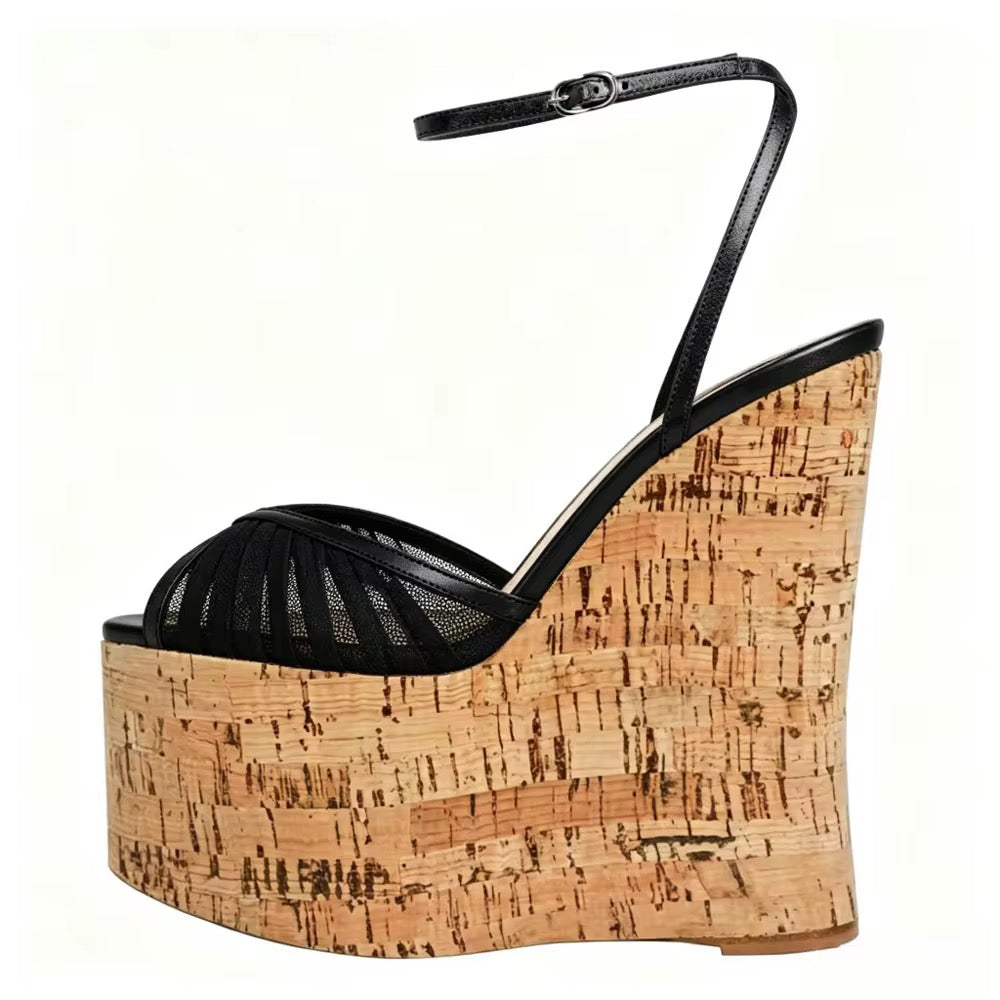 Cork Muse Wedged Heels