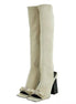 Bow Back Heel Boots - Dupe Department 