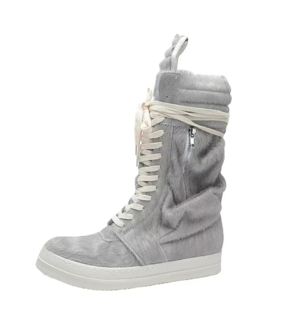 Furry RickiO Ankle Shoes