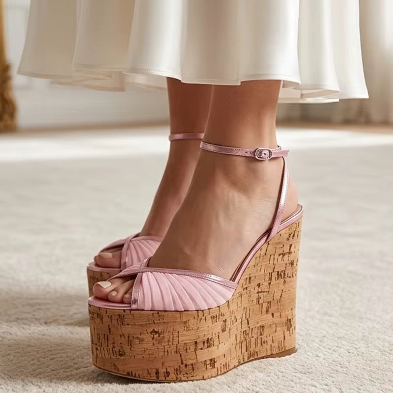Cork Muse Wedged Heels
