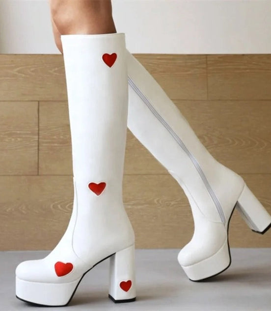 Love Me Heel Boots - Dupe Department 