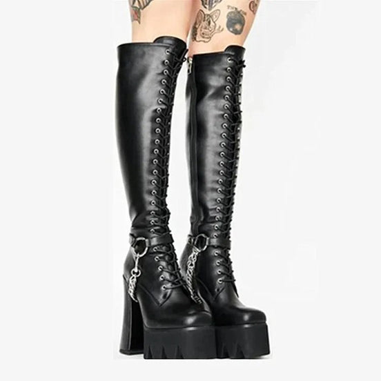 Goth Gurlz Heel Boots