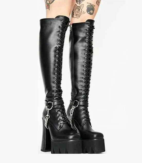 Goth Gurlz Heel Boots