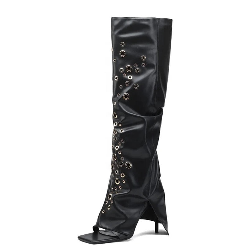 Baddie Bandit Heel Boots - Dupe Department 