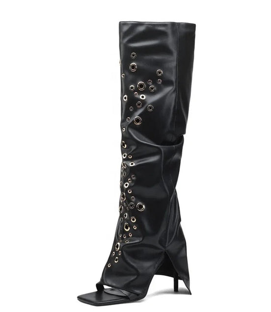 Baddie Bandit Heel Boots - Dupe Department 