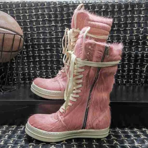 Furry RickiO Ankle Shoes