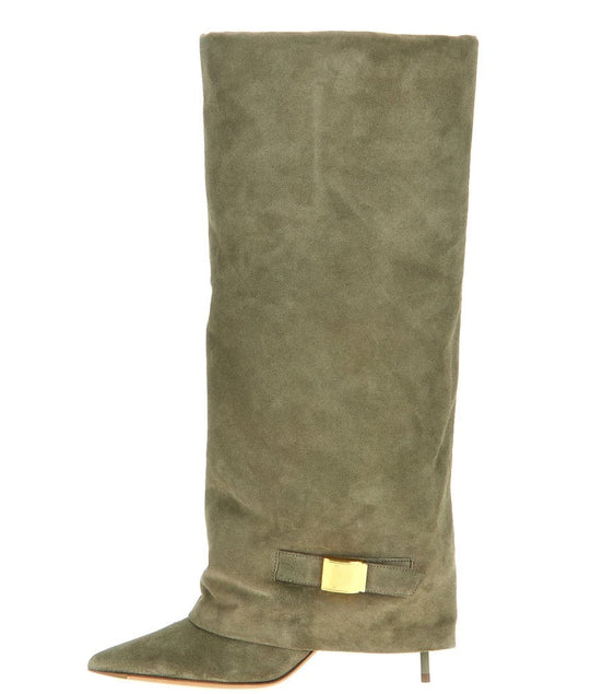 So Suede Heel Boots