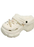 Pearls and Roses Clog Sandals