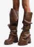 AZUMA Pleated Up Boots