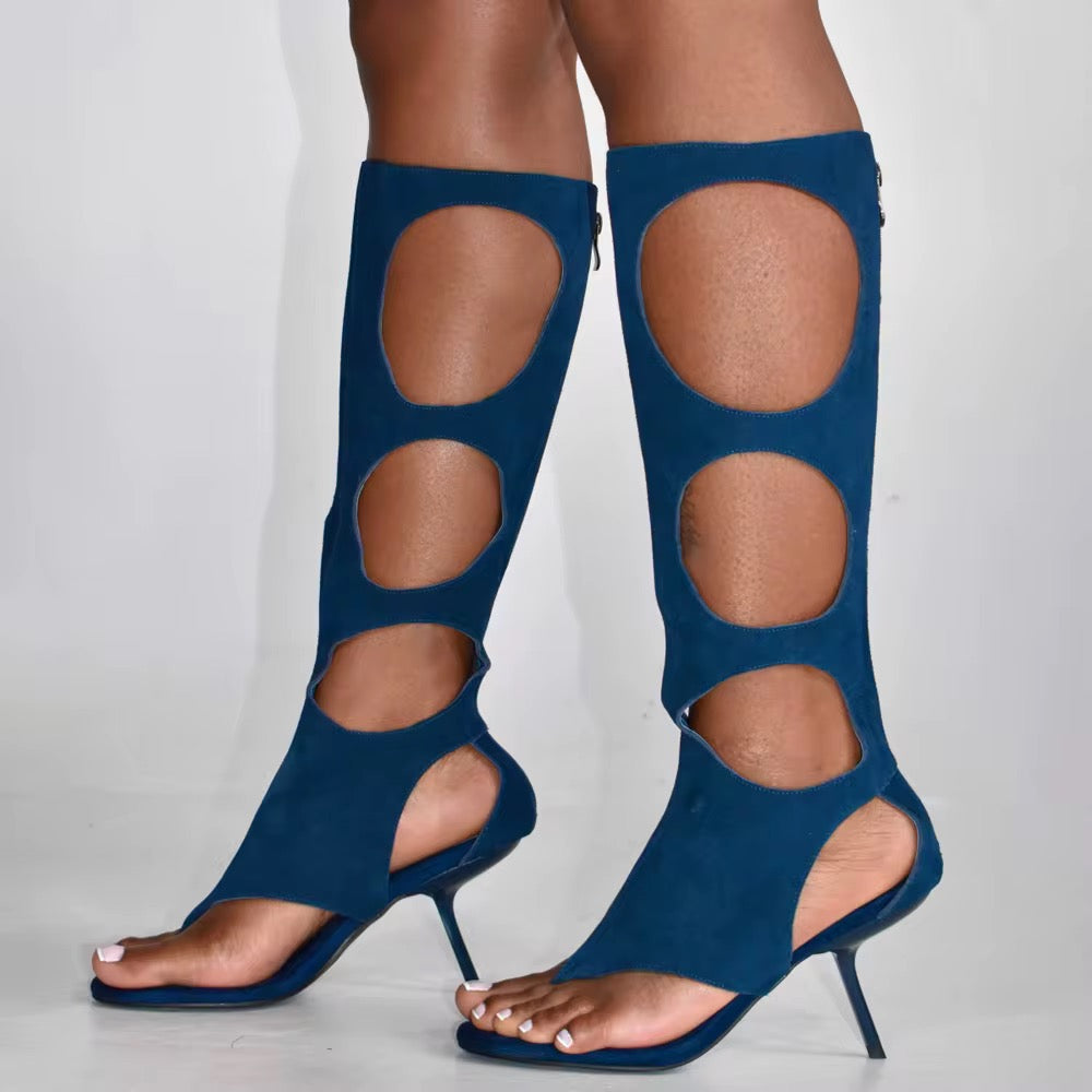 Muse Cutout Sculpt Heel Boots