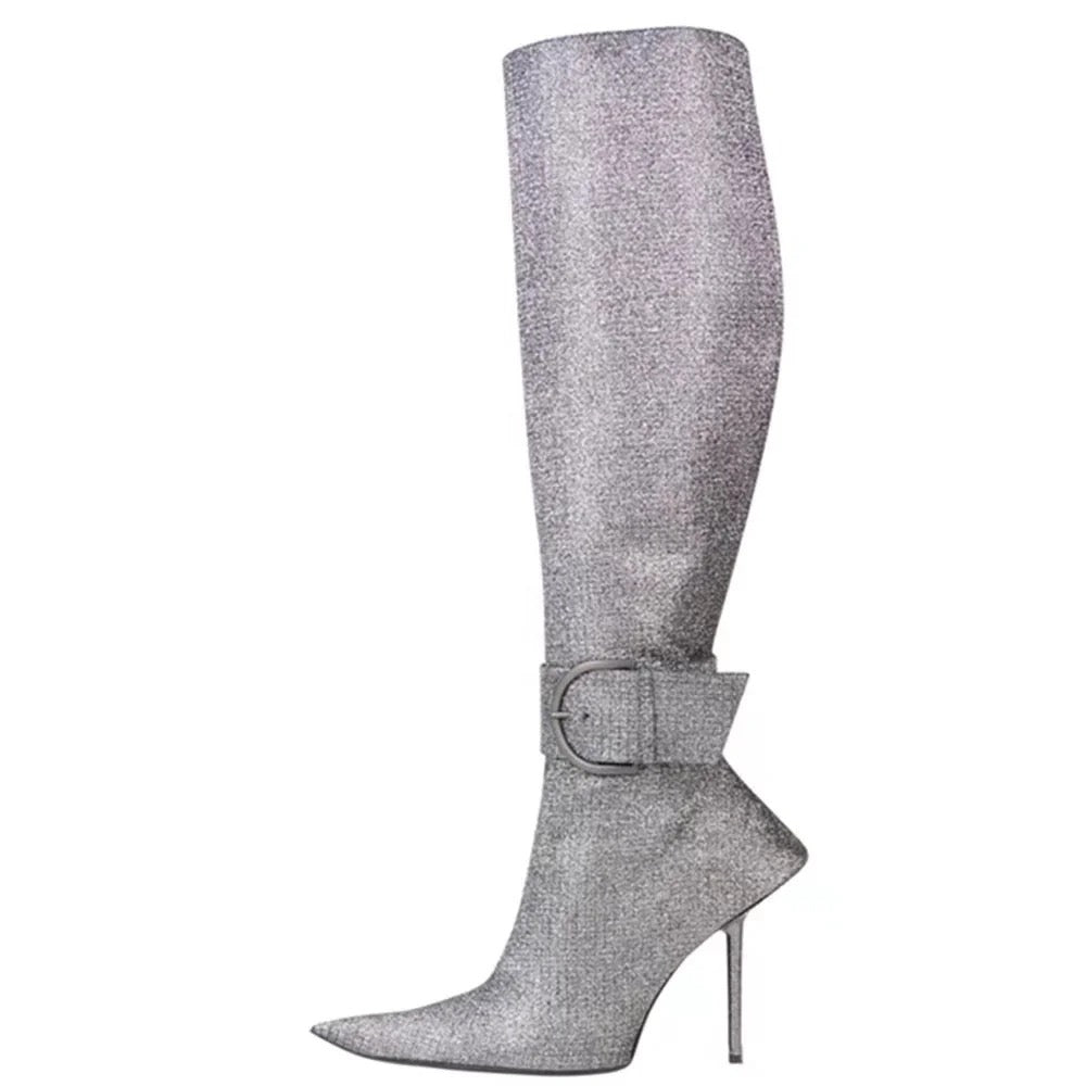 Nausheen Heel Boots - Dupe Department 
