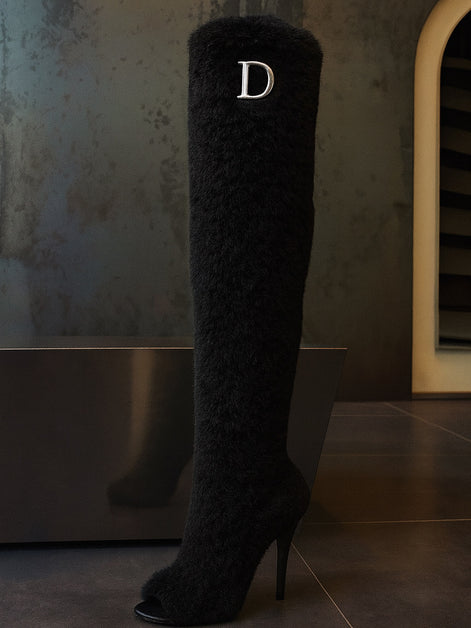 The Fur Seasons Boot- Noir
