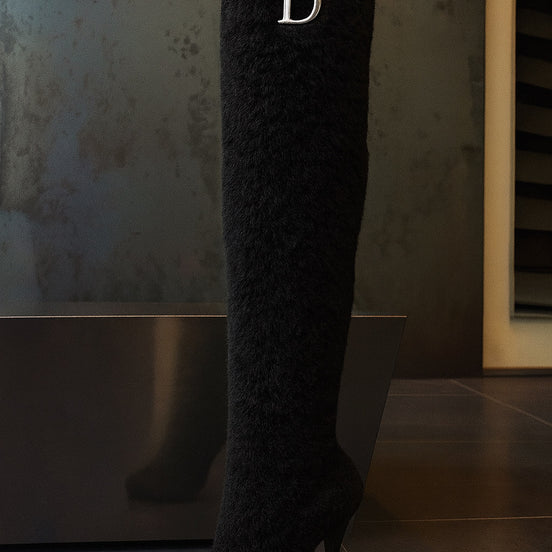 The Fur Seasons Boot- Noir